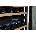 Винный шкаф встраиваемый ZÜGEL ZCWI570DB черный, 145 л, 2 отсека, 57 бут., фото10