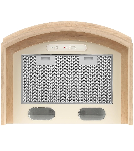 Вытяжка каминная Elikor Ротонда 60П-650-П3Л бежевый/дуб, 60 см, 650 куб. м/ч, 60 дБ