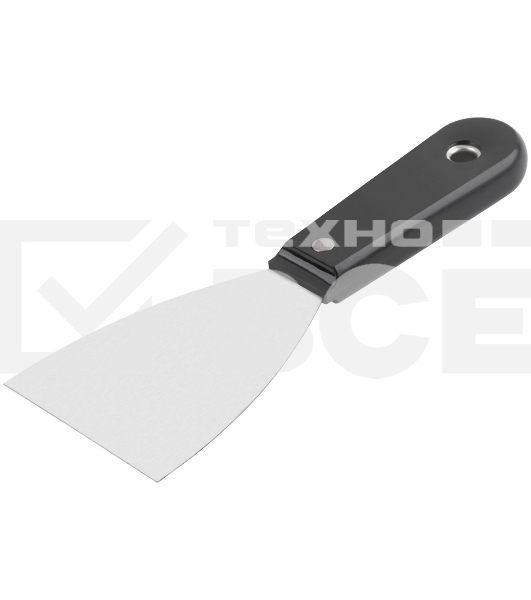 Шпатель с пластиковой ручкой полированный  3