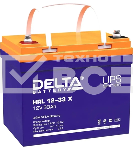 Батарея для ИБП Delta HRL 12-33 X 12В 33Ач