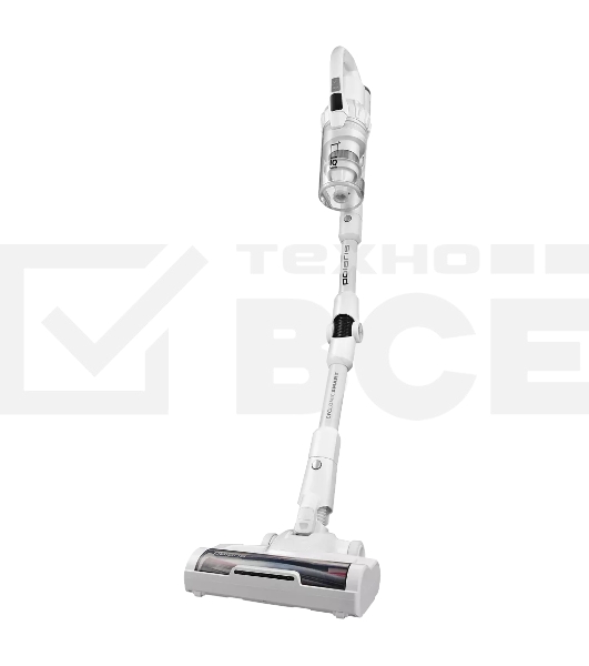 Пылесос вертикальный Polaris IQ Home PVCS 4070 белый, питание от аккумулятора, 200 Вт, уборка влажная/сухая, пылесборник 0.3 л, работа от АКБ max 80 мин.