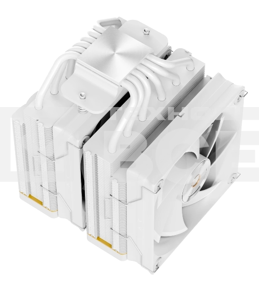 Кулер Ocypus Iota A62 WH White 260W/ All Intel/ AMD AM* / Digital display / 2 fans / Screws