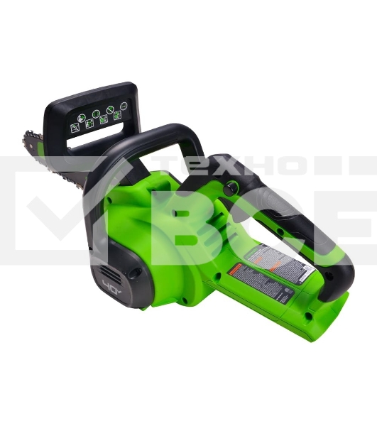 Цепная пила аккумуляторная GreenWorks G40CS30IIK4, 40V, 30 см,  с 1* АКБ 4А*ч и ЗУ (2007807UB)