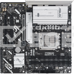 Материнская плата ASUS PRIME B840M-A-CSM, AM5, AMD B840, 4xDDR5, 4xSATA, 3xM.2, 1xPCI-E 4.0 x16, 2xPCI-E 3.0 x16, 1xRealtek 2.5Gb LAN, 2xUSB-A 10Gbps, 1xUSB-C 5Gbps, 4xUSB-A 2.0, 3x3.5 мм, 7.1, micro-ATX