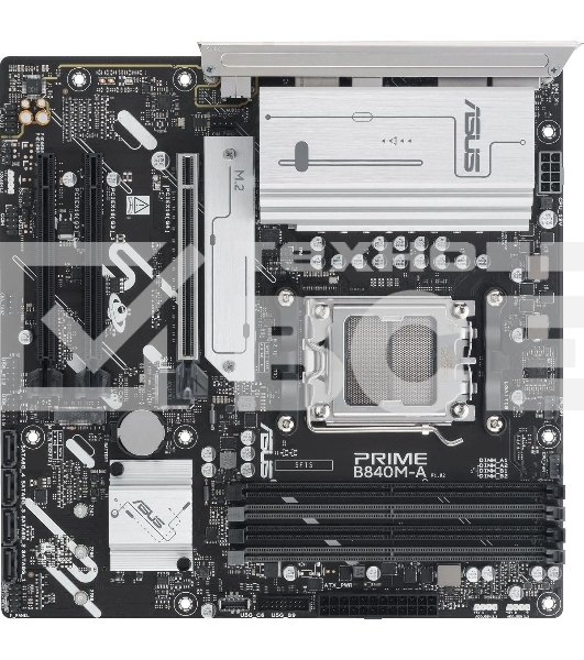Материнская плата ASUS PRIME B840M-A-CSM, AM5, AMD B840, 4xDDR5, 4xSATA, 3xM.2, 1xPCI-E 4.0 x16, 2xPCI-E 3.0 x16, 1xRealtek 2.5Gb LAN, 2xUSB-A 10Gbps, 1xUSB-C 5Gbps, 4xUSB-A 2.0, 3x3.5 мм, 7.1, micro-ATX
