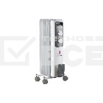 Масляный обогреватель ENGY EN-2605 Cube (5 секций) белый, 1000 Вт, 10 м2, термостат, фото 1