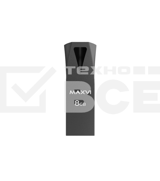 Флеш диск Maxvi MK2 8GB USB 2.0 dark grey