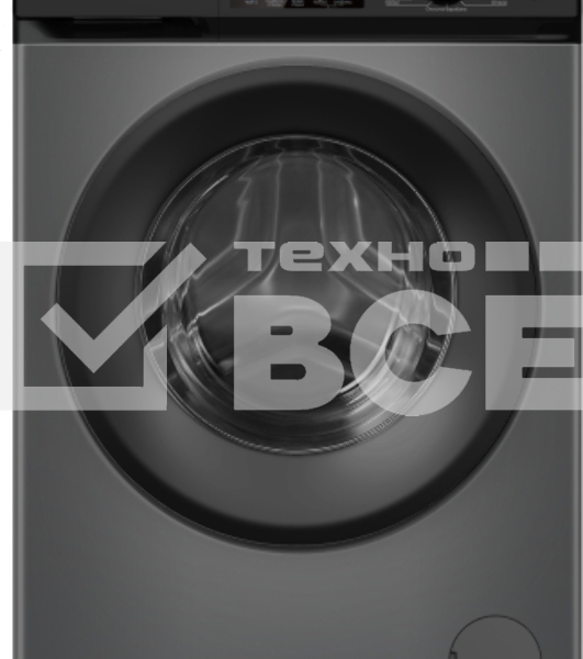 Стиральная машина Weissgauff WM 45126 Inverter Steam Color Touch Grey