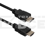 Кабель ACD-DHHM1-10B HDMI 1.4, Golden Plated,19m/19m, черный, 1м (742163), фото2