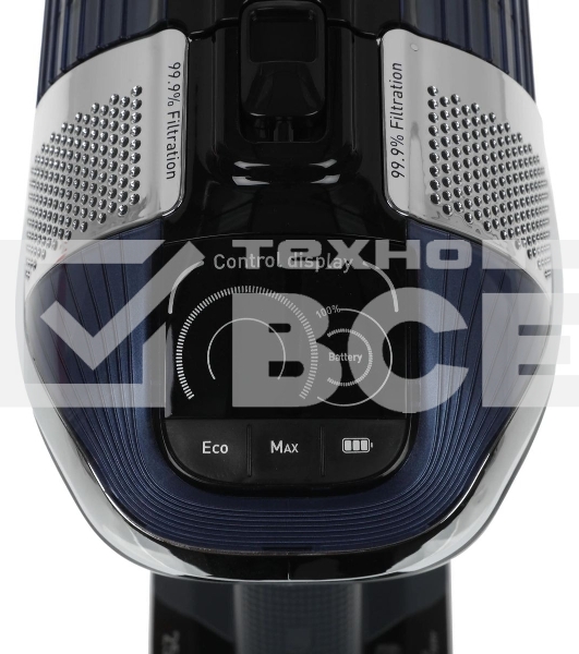 Пылесос вертикальный Tefal X-Force Flex 11.60 Aqua TY9890WO, синий/серый