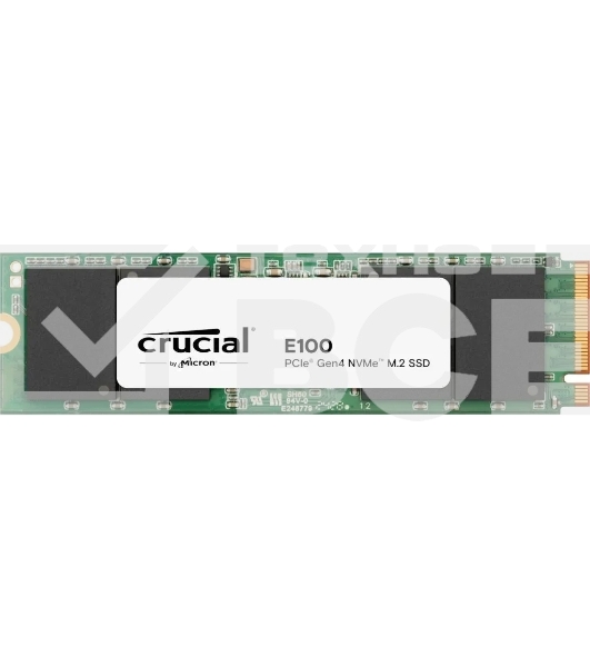 Накопитель SSD Crucial E100, 1Tb, PCIe 4.0 x4, M.2 2280, NVMe, R/W 5000/4500