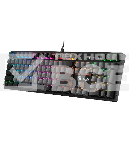 Клавиатура проводная A4Tech Bloody B828N USB черный/серый