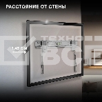 Кронштейн для телевизора Hyundai SL-X1 черный 32'-55' макс.50кг настенный фиксированный, фото10