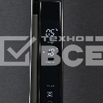 Холодильник Hyundai CS4505F черная сталь двухкамерный Side by Side 271/165л морозилка сбоку, фото2