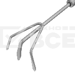 Рыхлитель трехзубый Palisad LUXE 100х345 мм, стальной, рукоятка из ясеня, фото3