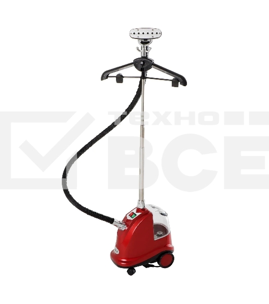 Отпариватель Kelli KL-7 красный, 2800 Вт, 90 г/мин, 3000 мл