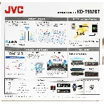 Автомагнитола JVC KD-T902BT, 1 DIN, CD, Bluetooth, USB Type-A, AUX, пульт ДУ, съёмная панель, фото7