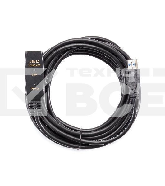 Кабель-адаптер USB3.0-repeater Aopen, удлинительный активный <Am-->Af> 5м QUST/qust<ACU827A-5M>