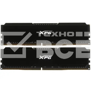 Оперативная память XPG Gammix D20, DDR4, 64GB (2x32 GB), 3200 MHz, CL16, DIMM, радиатор, черный