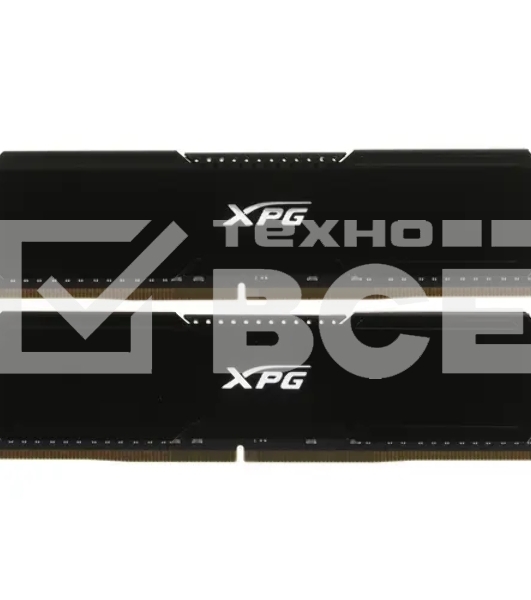 Оперативная память XPG Gammix D20, DDR4, 64GB (2x32 GB), 3200 MHz, CL16, DIMM, радиатор, черный