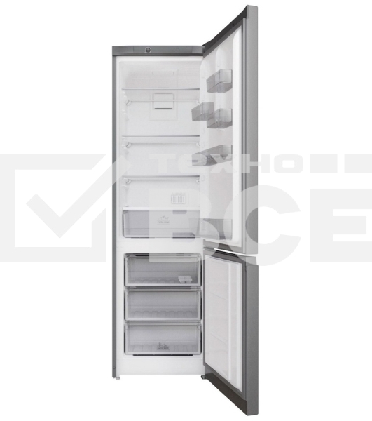 Холодильник Hotpoint HT5200S (R) серебристый двухкамерный 247/78л морозилка снизу, No Frost