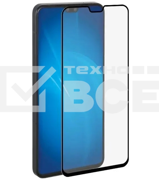 Защитное стекло для экрана DF vColor-22 черный для Vivo V23 2.5D 1шт. (DF VCOLOR-22 (BLACK))