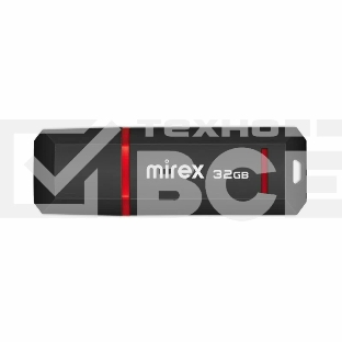 Флеш диск 32GB Mirex Knight, USB 2.0, Черный