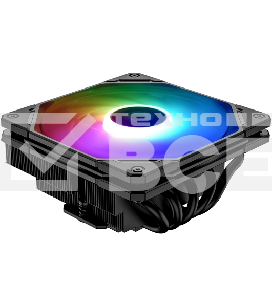 Кулер ID-COOLING IS-55 ARGB черный 120мм алюминий+медь 2000rpm 31.5db 4-pin 125W 55мм