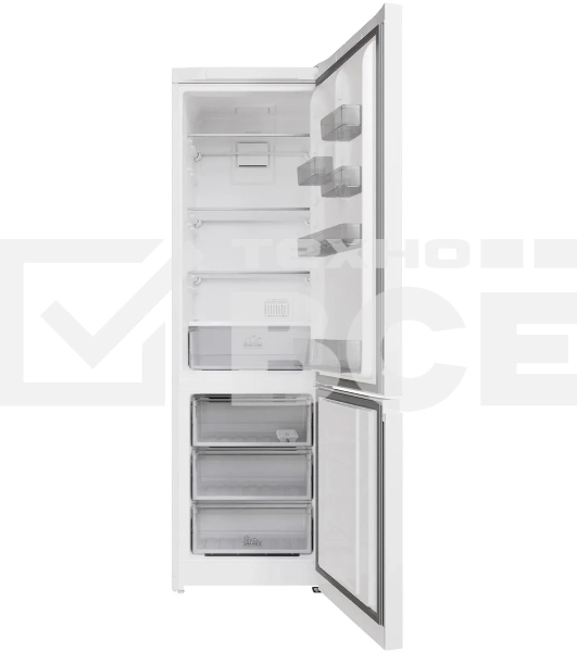 Холодильник Hotpoint HT 5200 W белый двухкамерный 247/78л морозилка снизу, No Frost