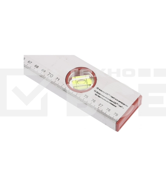 Уровень алюминиевый Sparta 800 мм, 3 глазка, линейка