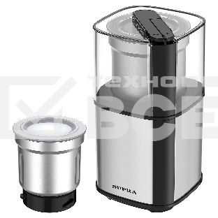 Кофемолка SUPRA CGS-320 300 Вт, 80 г, серебристый