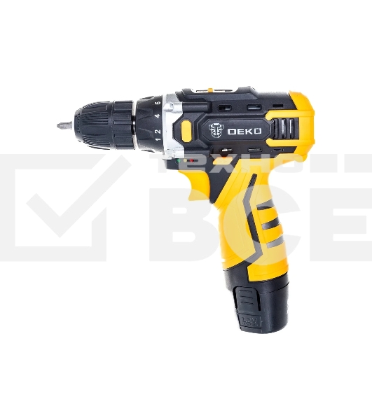 Дрель-шуруповерт Deko DKCD12FU-Li 063-4094, Аккумуляторная, 20 В, Кейс