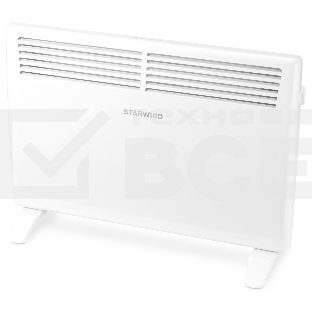 Конвектор Starwind SHV1015 белый, 1500 Вт, 20 м2, термостат