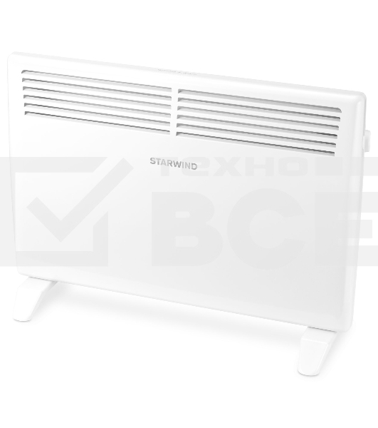 Конвектор Starwind SHV1015 белый, 1500 Вт, 20 м2, термостат