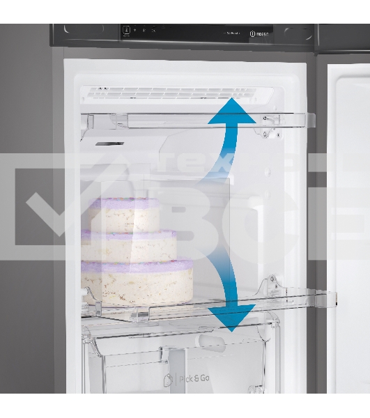 Морозильная камера Indesit DFZ 4150.1 G, серебристый, 204л