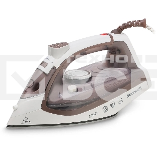 Утюг Maxwell MW-3047, 2400Вт, белый/коричневый