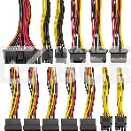 Блок питания ExeGate 850NPXE, 850W, (ATX, PPFC, PC, 12cm fan, 24pin, 2x(4+4)pin, 2xPCI-E, 5xSATA, 3xIDE, black, кабель 220V в комплекте 1,8м), фото2