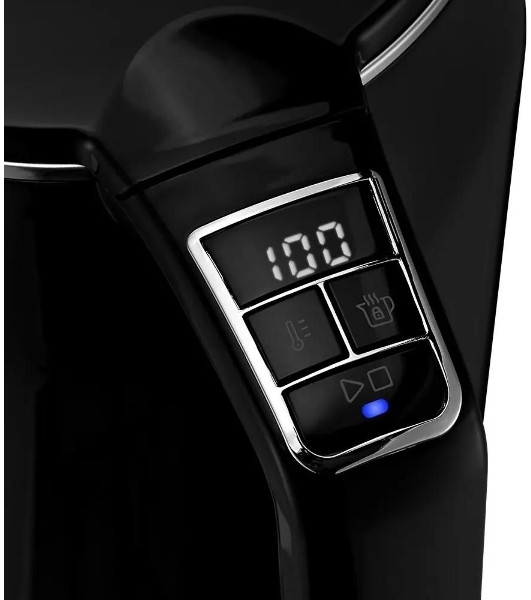 Чайник электрический Kitfort КТ-6154 1.7л. 2200Вт черный (корпус: нержавеющая сталь/пластик)