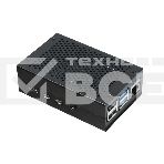Корпус ACD  Black Fine Heat Dispersion Aluminium Alloy Case for Raspberry Pi 4B, фото 1