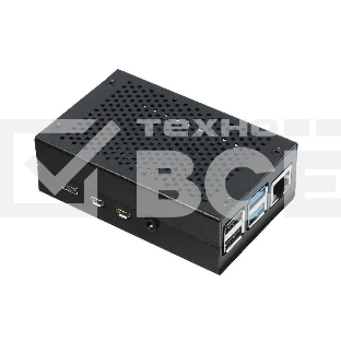 Корпус ACD  Black Fine Heat Dispersion Aluminium Alloy Case for Raspberry Pi 4B