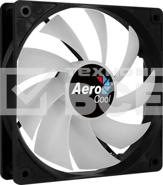 Вентилятор для корпуса Aerocool / Formula Frost 12 PWM FRGB черный, 120 мм, 1500 об/мин, 27.5 дБ, 4 pin