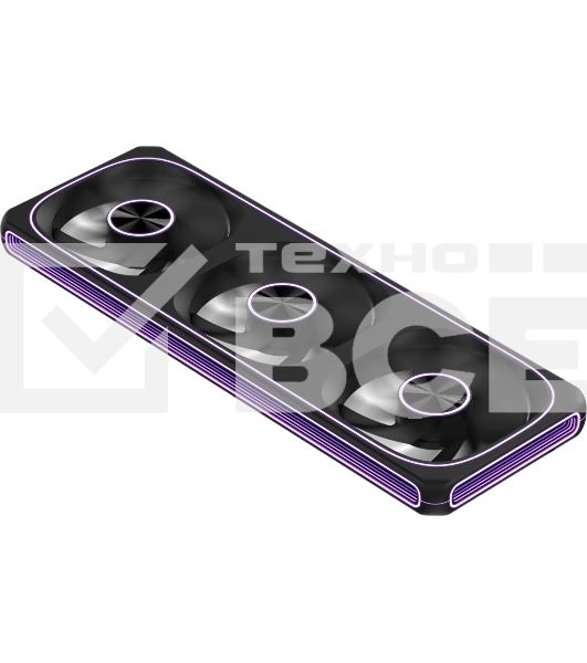 Вентилятор для корпуса Formula Air Fusion 3 BK ARGb 360х120x28 черный 4-pin 34.95дБ Ret