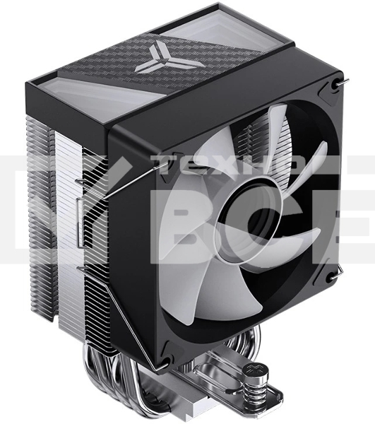 Кулер для процессора JONSBO CR-1400 V2 ARGb (180W, 4-pin PWM, 133мм, Al/Cu, 4x6мм, ARGb, 1x92мм, 38.2CFM, 33.8dBA, 2200RPM, S: 1700/1200/115X, AM4/AM5 черный)