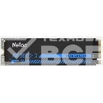 Накопитель SSD Netac NV3000 512Gb M.2 2280, PCI-E 3.0 x4, 3D NAND, 3000/1200MBs, NVMe, heatsink, фото 1