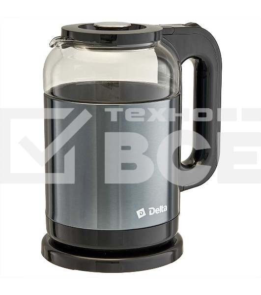 Чайник электрический DELTA DL-1115 серый