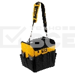 Переноска для инструмента Denzel 260х240х300 мм, 22 кармана, наплечный ремень, фото4