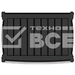 Комод Альтернатива М8764 Колорит 5 секций. широкий черный, фото7