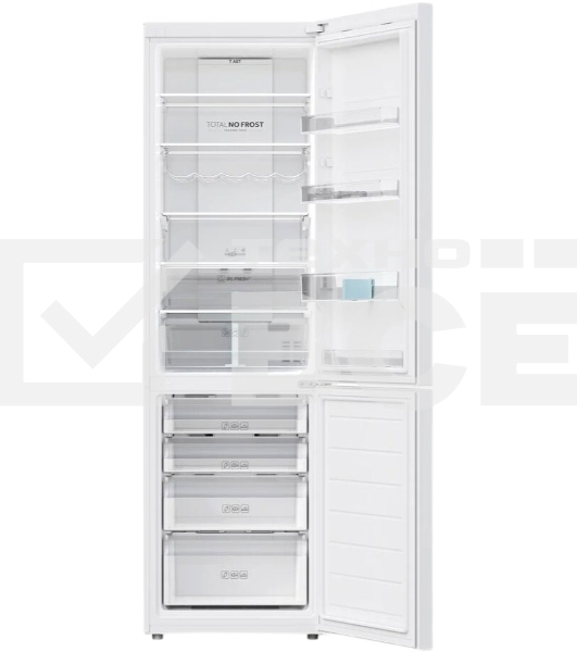 Холодильник Haier C2F637CWMVU1 белый, двухкамерный, 278/108л, морозилка снизу, No Frost