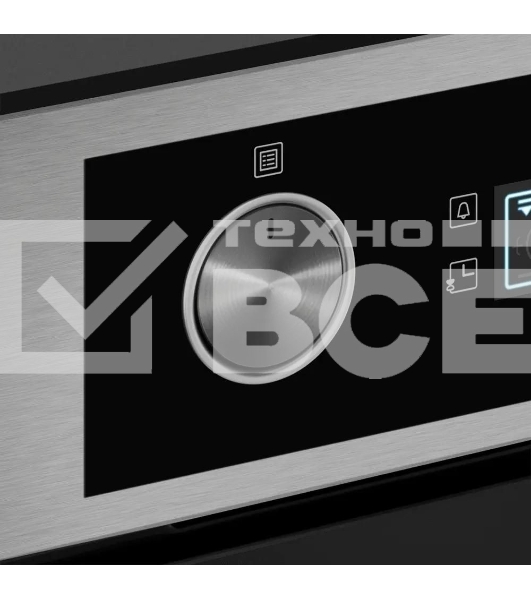 Шкаф духовой электрический Maunfeld AEOH60102S, 60л, дверца с 3 стеклами, нержавеющая сталь