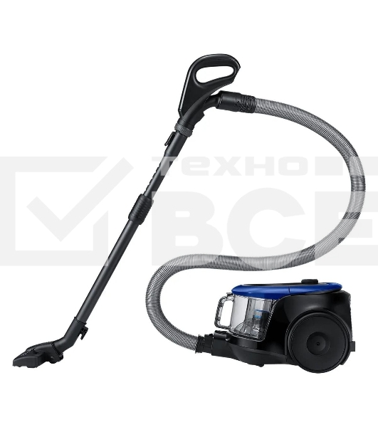 Пылесос Samsung VC18M21A0SB синий, 380/1800 Вт, уборка сухая, пылесборник контейнер 1.5 л